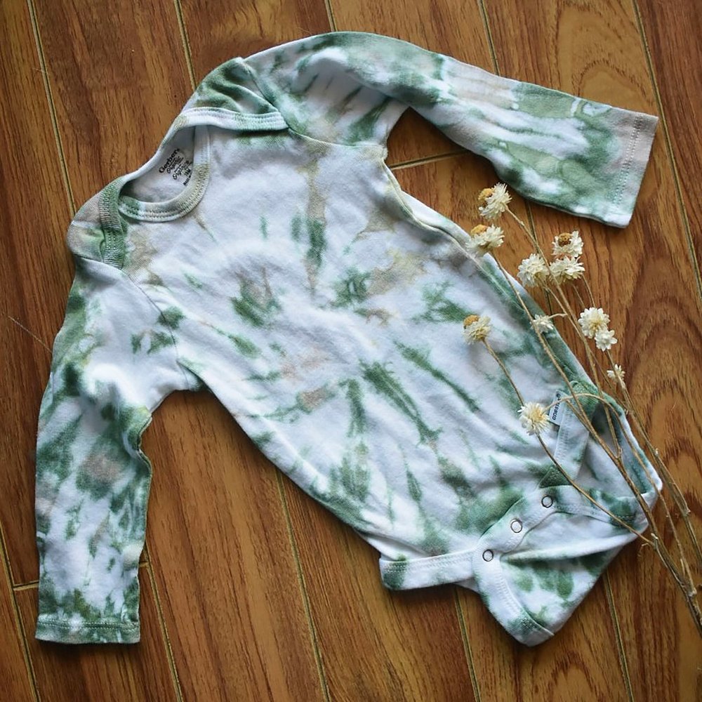 18 month hand-dyed onesie